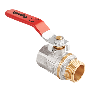 BV.312.04 Кран MVI AquaHit 1/2" внутренняя-наружная, ручка